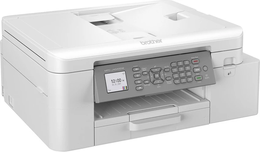 Printer Brother MFC-J4340DWERE1, Inkjet, Printim me ngjyra, 1200 x 4800 DPI, A4, Printim direkt, Bardhë