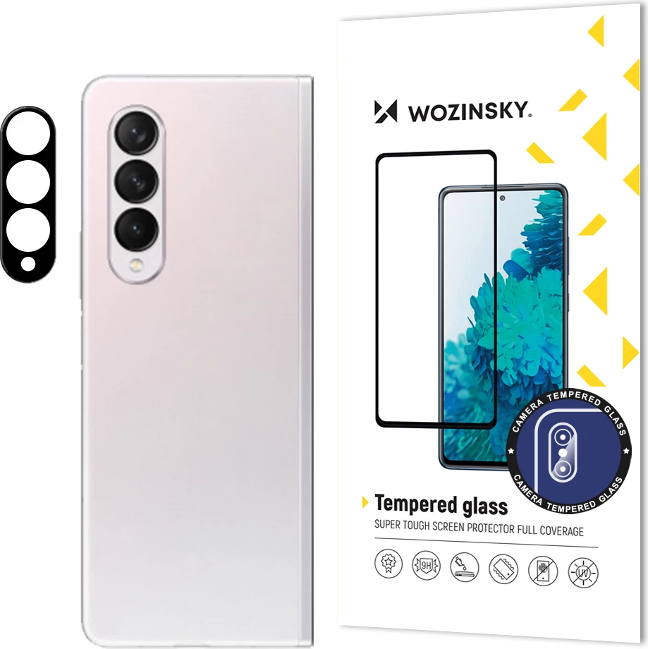 Xham i temperuar për kamerë Wozinsky, për Samsung Galaxy Z Fold 3, Transparent