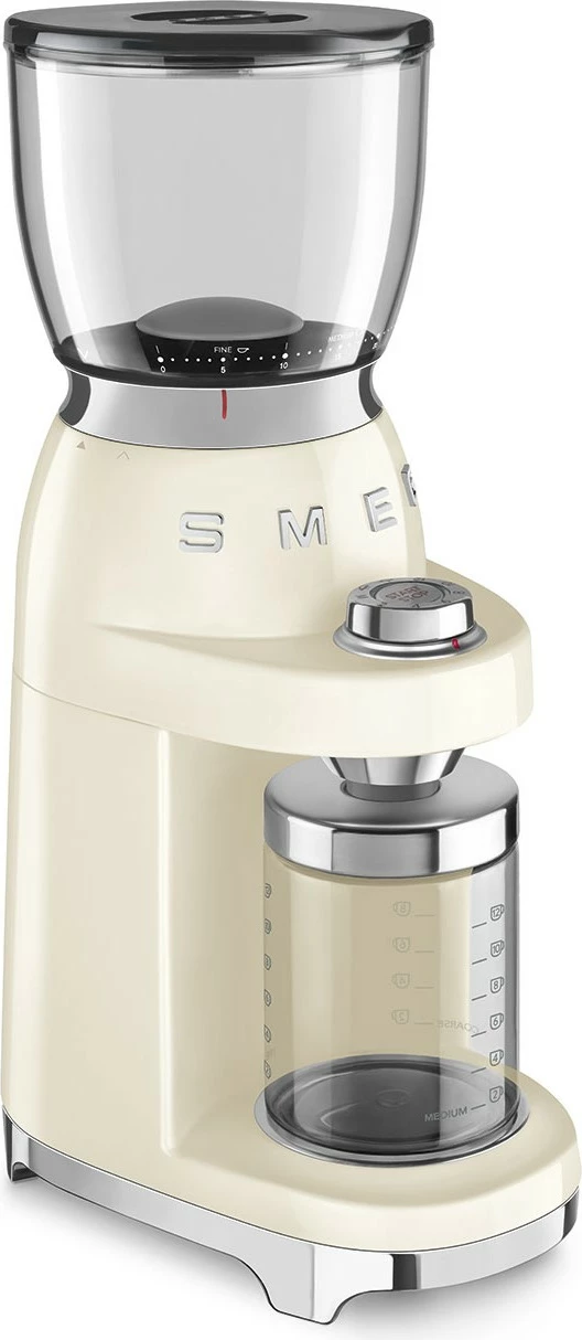 Mulli kafe SMEG CGF11CREU, 150W, çelik inox, krem