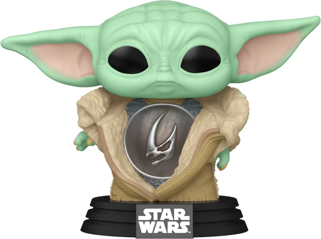 Figurinë koleksionuese Funko POP! Star Wars The Mandalorian Grogu (Armor), vinil, jeshile