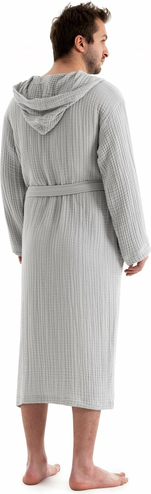 Rrobdeshamber uniseks Mijölnir, muslin, ngjyrë gri