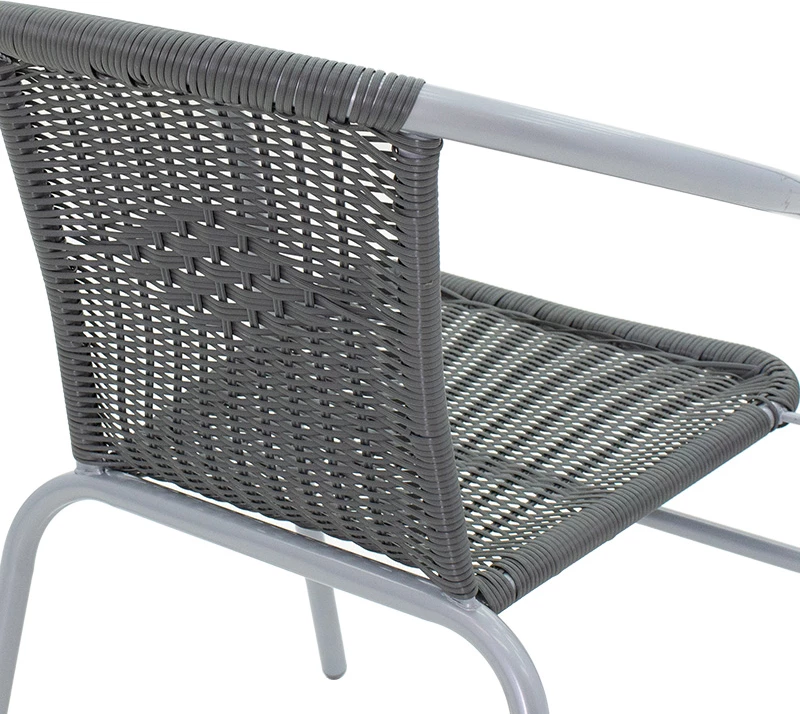 Karrige Obbi metal-pe ngjyrë gri