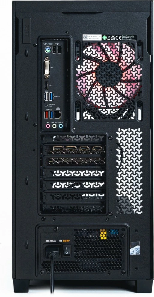 Kasë gaming OPTIMUS E-Sport GA520T-CR7, Ryzen 7 5800X, 16GB RAM, 1TB SSD, Radeon RX 7600, e zezë