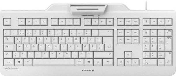 Tastierë Cherry SECURE BOARD 1.0, Full-size, Wired, USB, Mekanike, QWERTZ, Gri