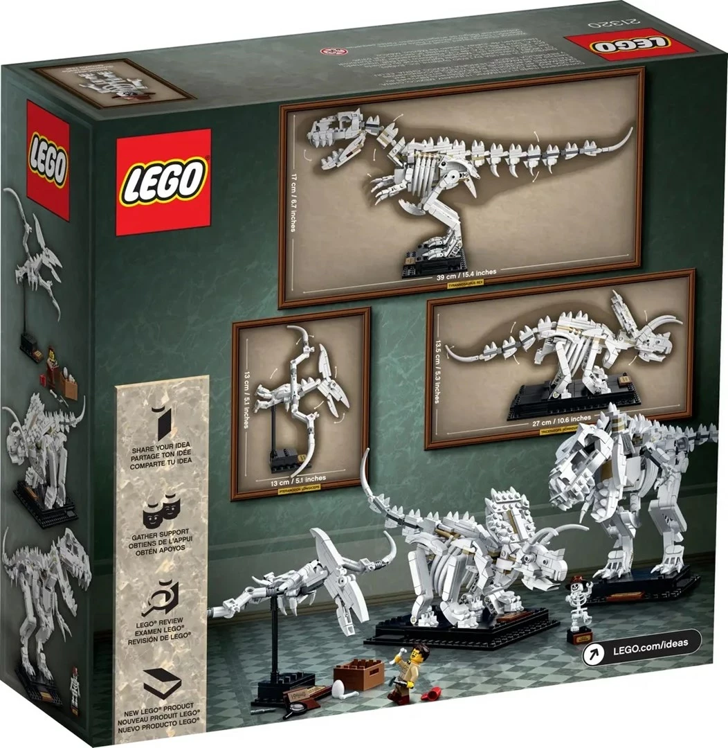 Lodra LEGO IDEAS 21320 Dinosaur Fossils, 910 pjesë