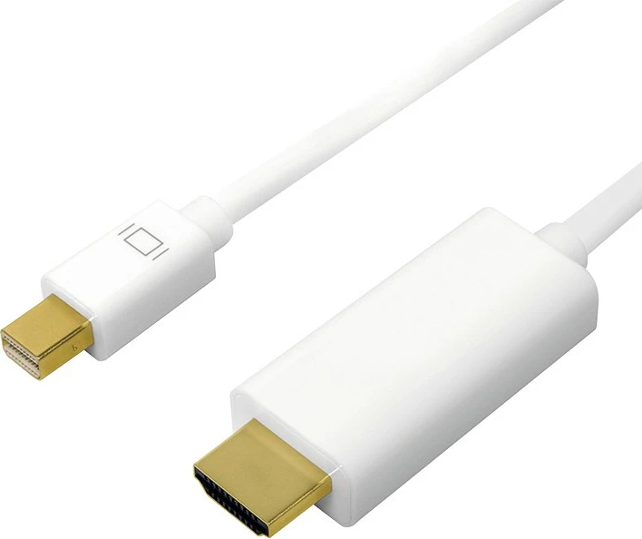 Kabllo Mini DisplayPort në HDMI LogiLink CV0124, 3m, e bardhë