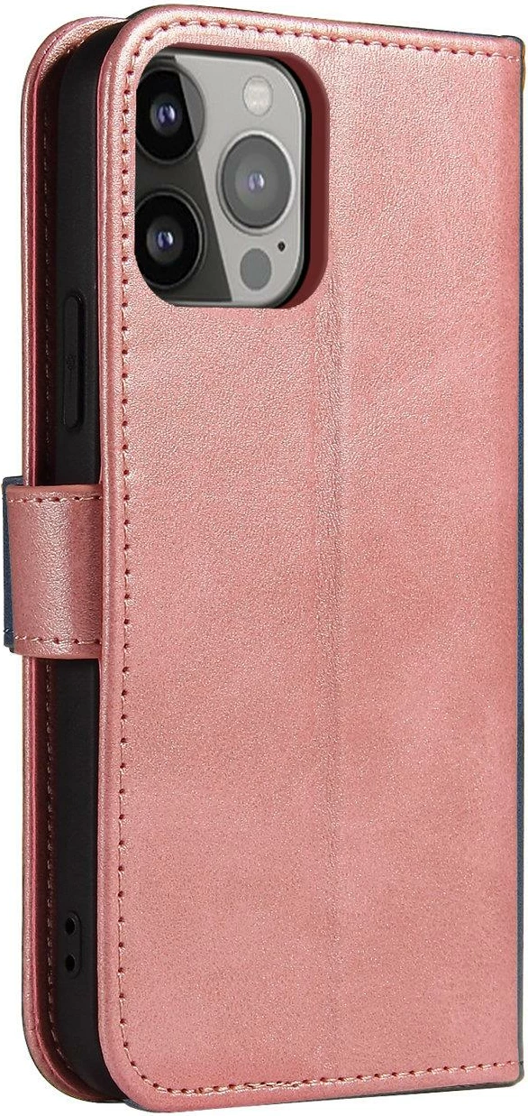 Mbështjellës Hurtel Magnet Case për Samsung Galaxy A55 5G, me kapak dhe portofol, Rozë