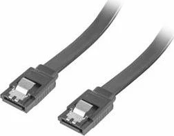 Kabllo SATA Lanberg CA-SASA-14CU-0070-BK SATA III 0.7 m, e zezë