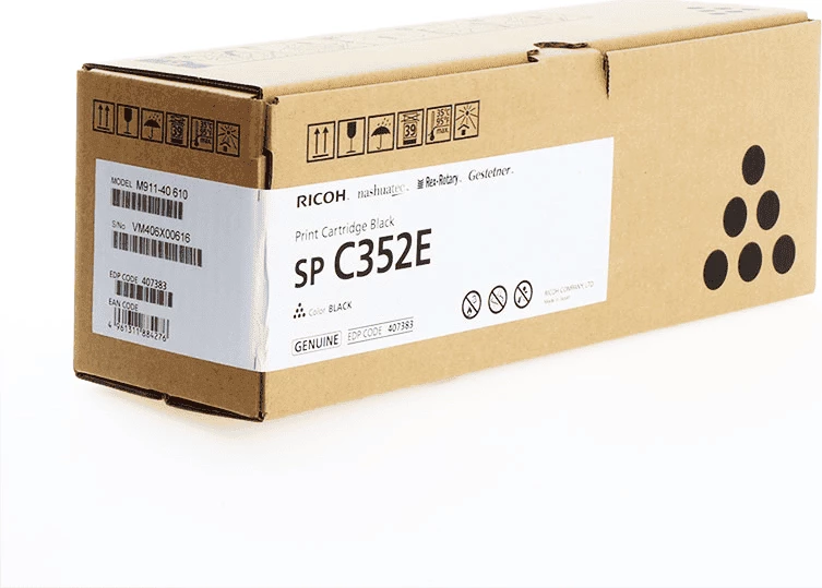 Toner Ricoh SP C352E 408215 7000 faqe, e zezë