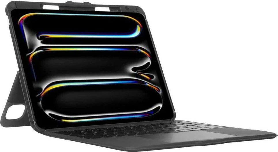 Mbështjellës me tastierë Bluetooth Targus VersaVu për iPad Pro 13-inch (M4), spanjisht, i zi