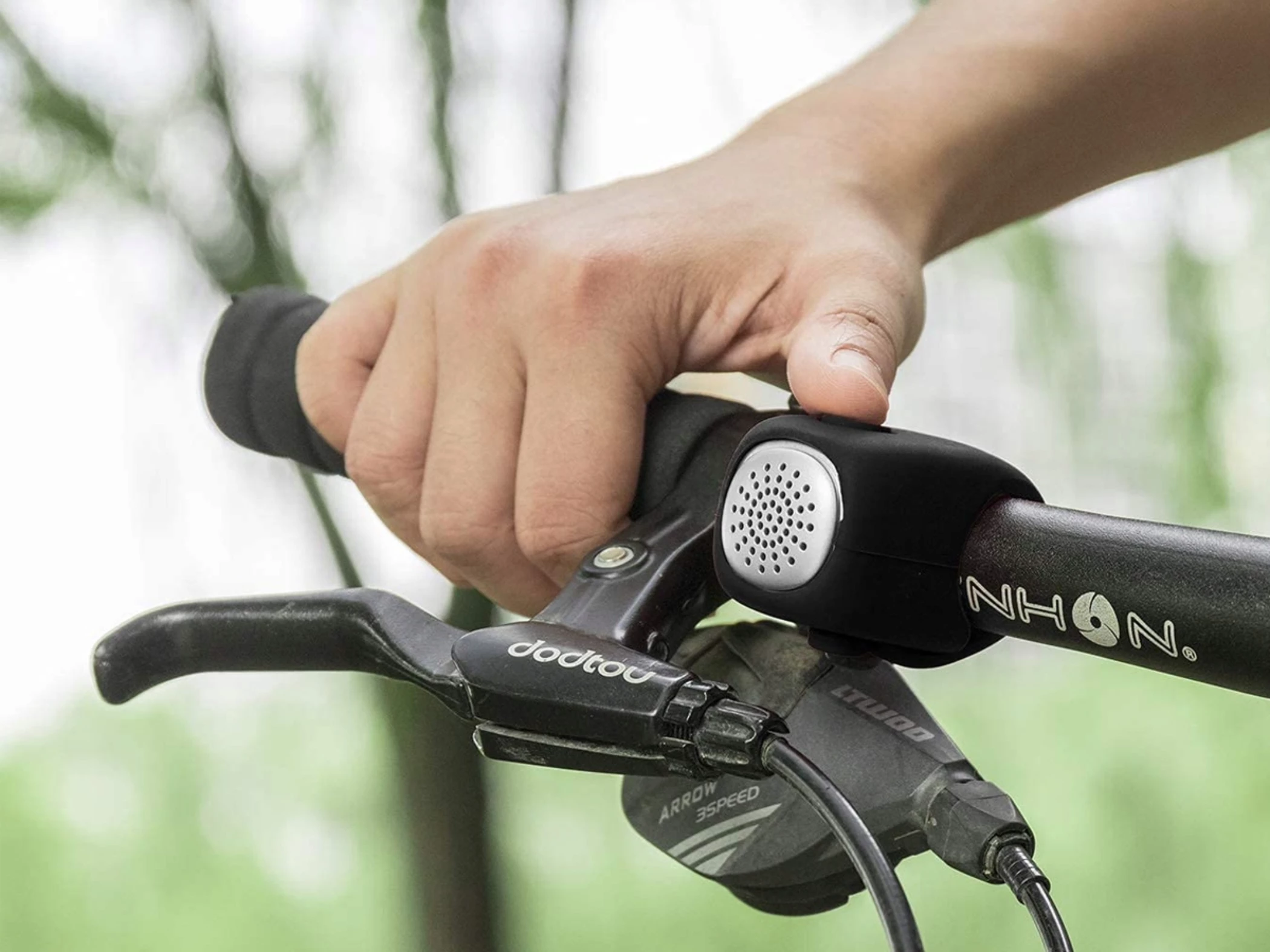 Zile elektronike biçiklete Rockbros CB1709BK, silikoni, e zezë