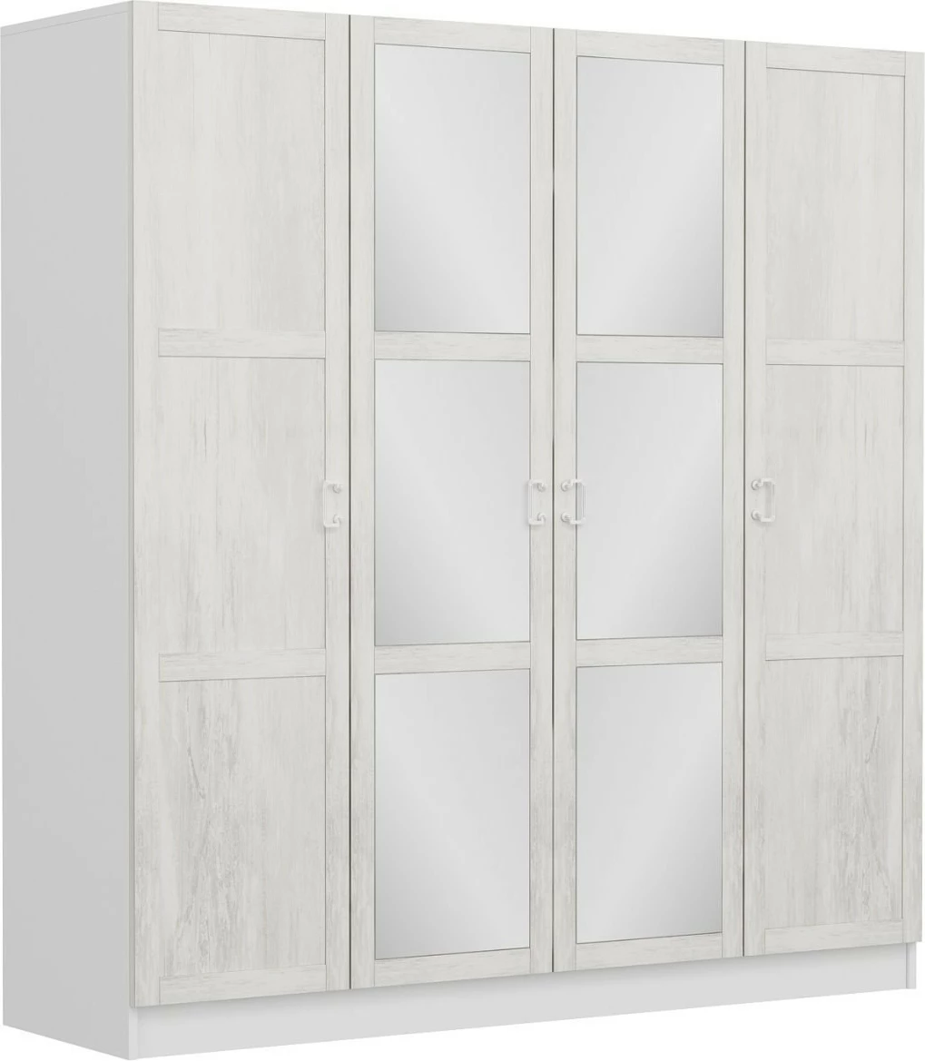 Dollap Skye Decor, ngjyrë e bardhë, Kale Country, 3841