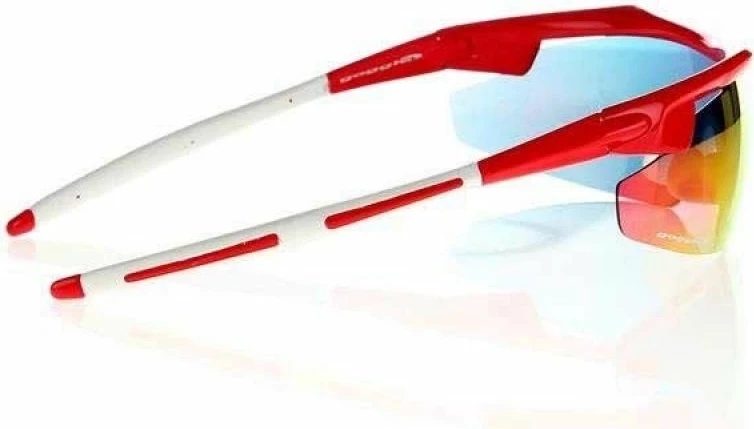 Syze dielli Goggle, unisex, kuqe/bardhë