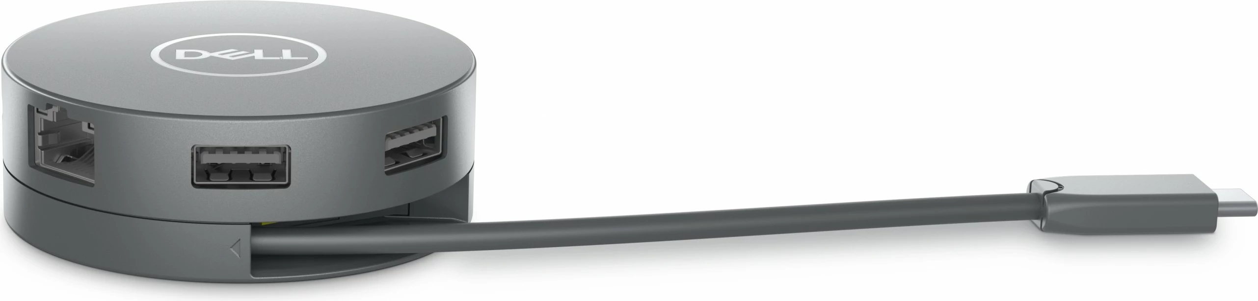 Adapter multiport 6-në-1 DELL DA305, Wired, USB 3.2 Gen 2, Silver