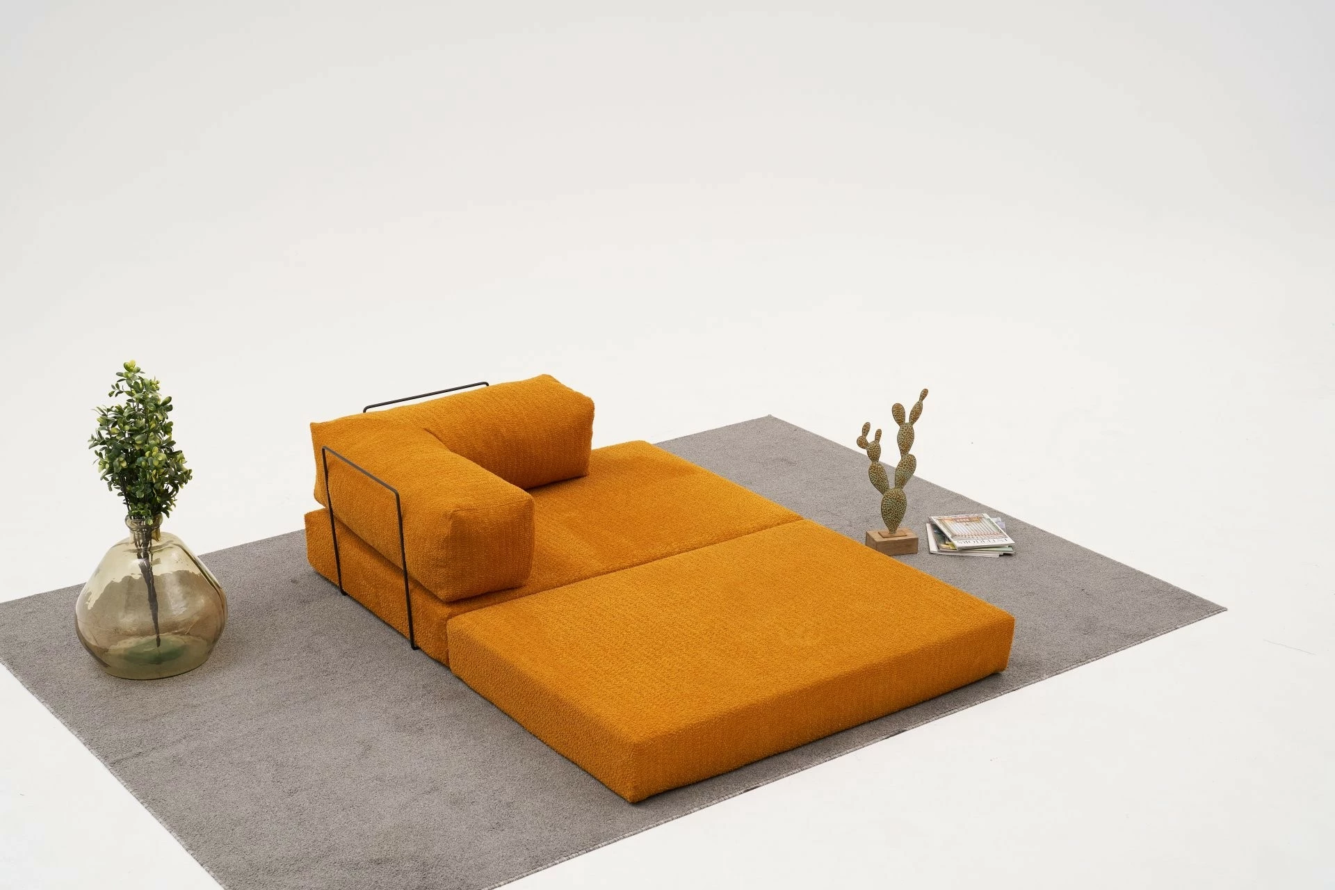 Këndsofa Atelier del Sofa, Comfort, portokalli