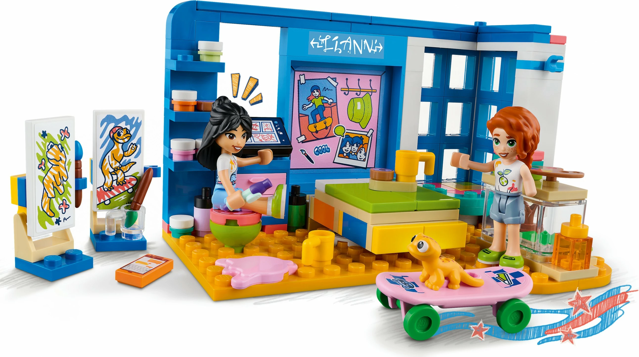 Set ndërtimi LEGO Friends 41739 Liann's Room, 204 pjesë, shumëngjyrëshe