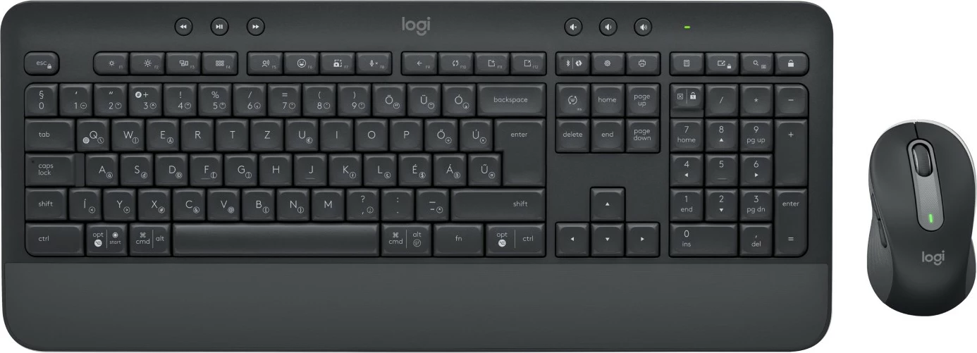 Tastierë me maus Logitech MK650 FOR BUSINESS, wireless, full-size, QWERTZ, e zezë