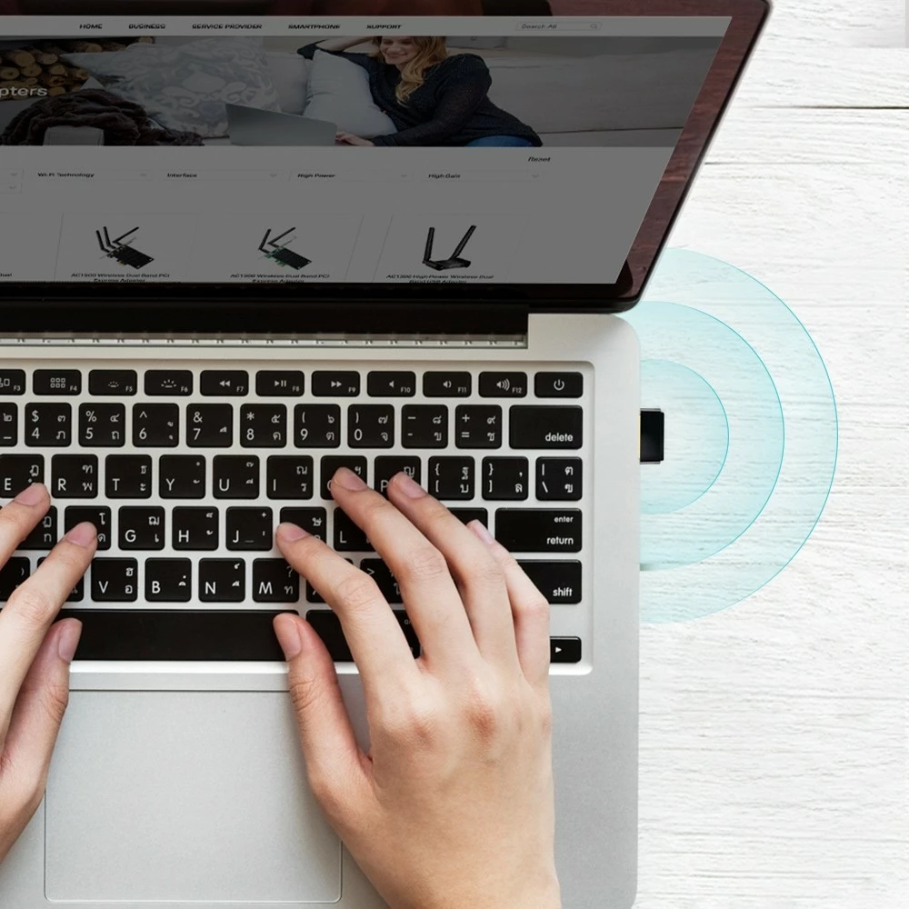 Adapter WiFi TP-Link Archer T2U Nano, USB, WLAN, Wi-Fi 5, 433 Mbit/s, i zi