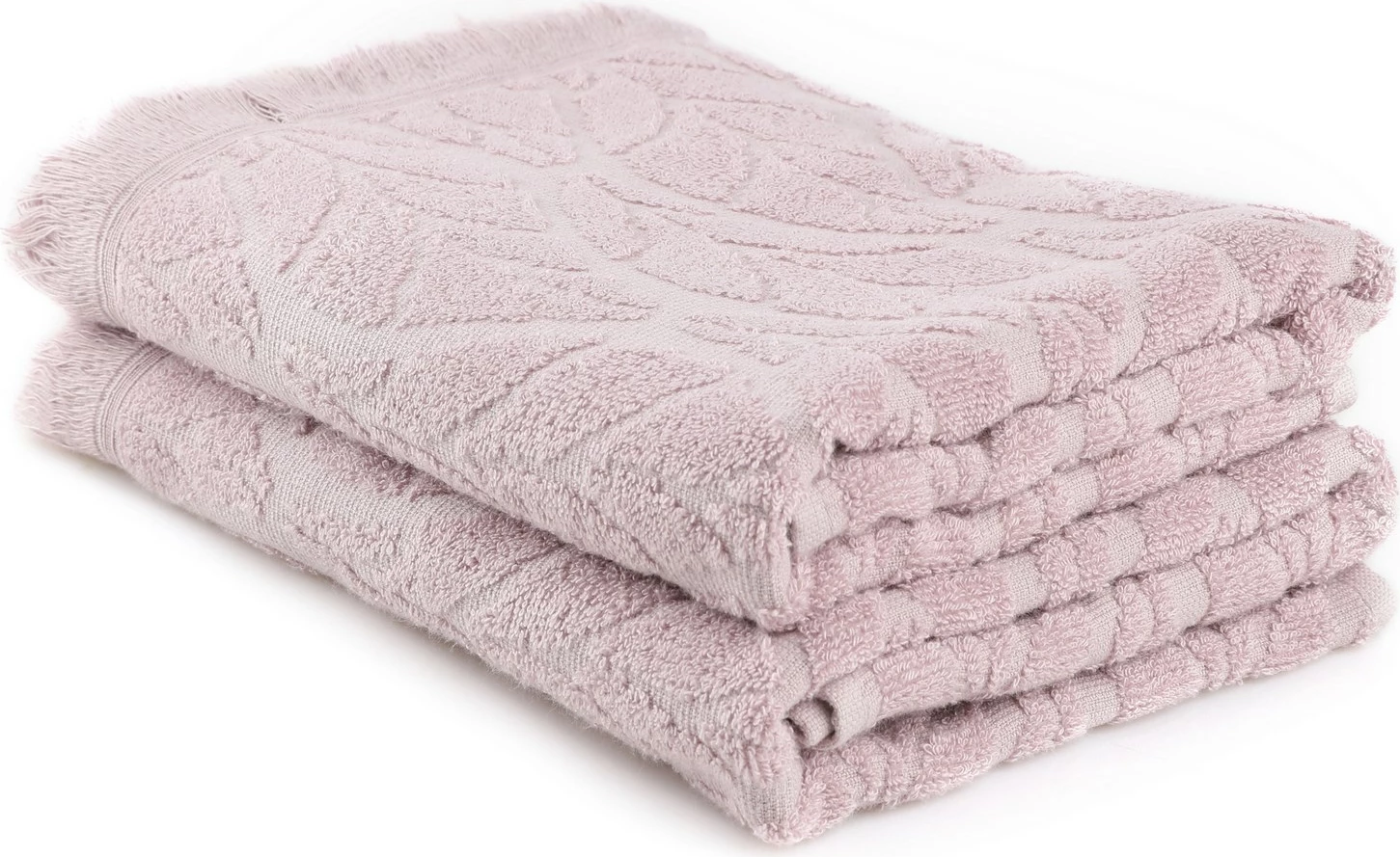 Set peshqirësh për duar (2 copë), Mijölnir, Leaf, ngjyrë kumbulle