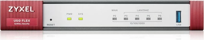 Firewall Zyxel USG FLEX 50H, 1-vjet bundle, Kuq/Bardhë