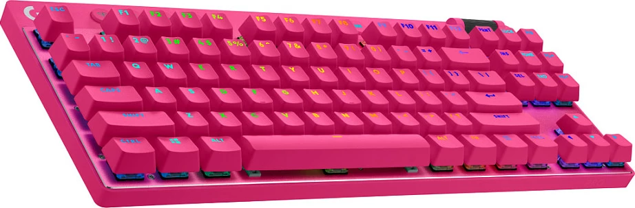 Kasë tastierë Logitech G PRO X TKL LIGHTSPEED, mekanike, RGB, wireless, magenta