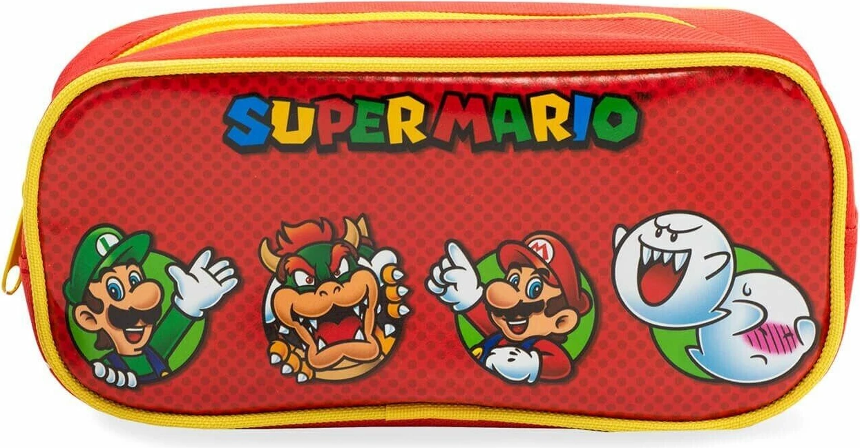 Pernicë Pyramid Super Mario Character Circles, 22 x 6 x 11 cm, e kuqe