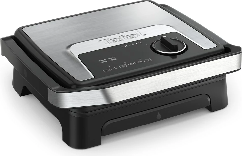 Grill elektrik Tefal Inicio Adjust GC272D10, çelik inoks