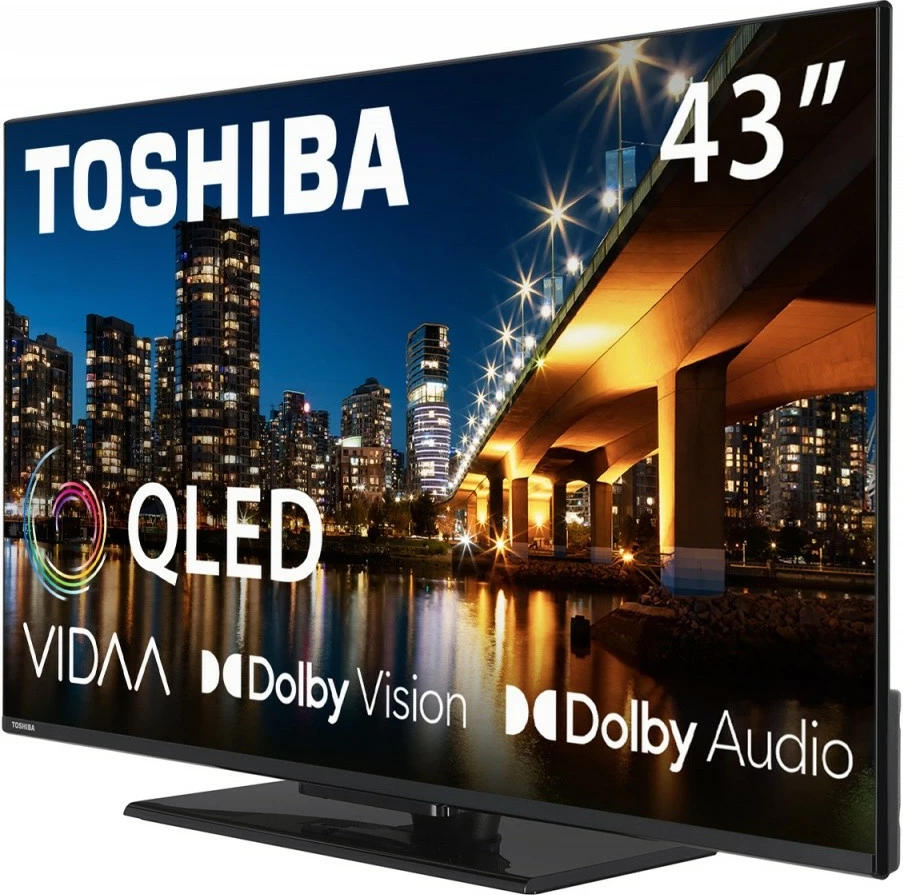 Televizor QLED Toshiba 43QV3463DG, 43", Ultra HD/4K, Smart TV, i zi