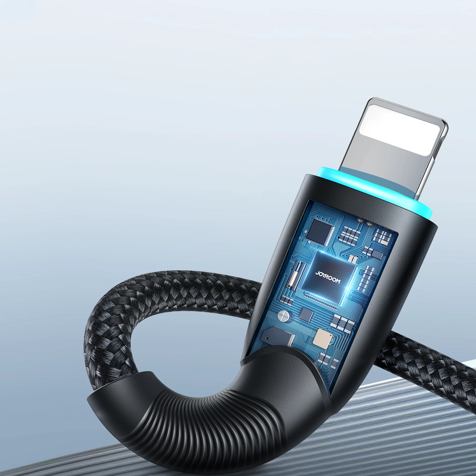 Kabllo Joyroom Starry Series SA32-AL3, USB-A në Lightning, 1m, 3A, e zezë