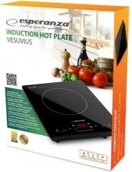 Pllakë induksioni Esperanza EKH009, 28cm, e zezë