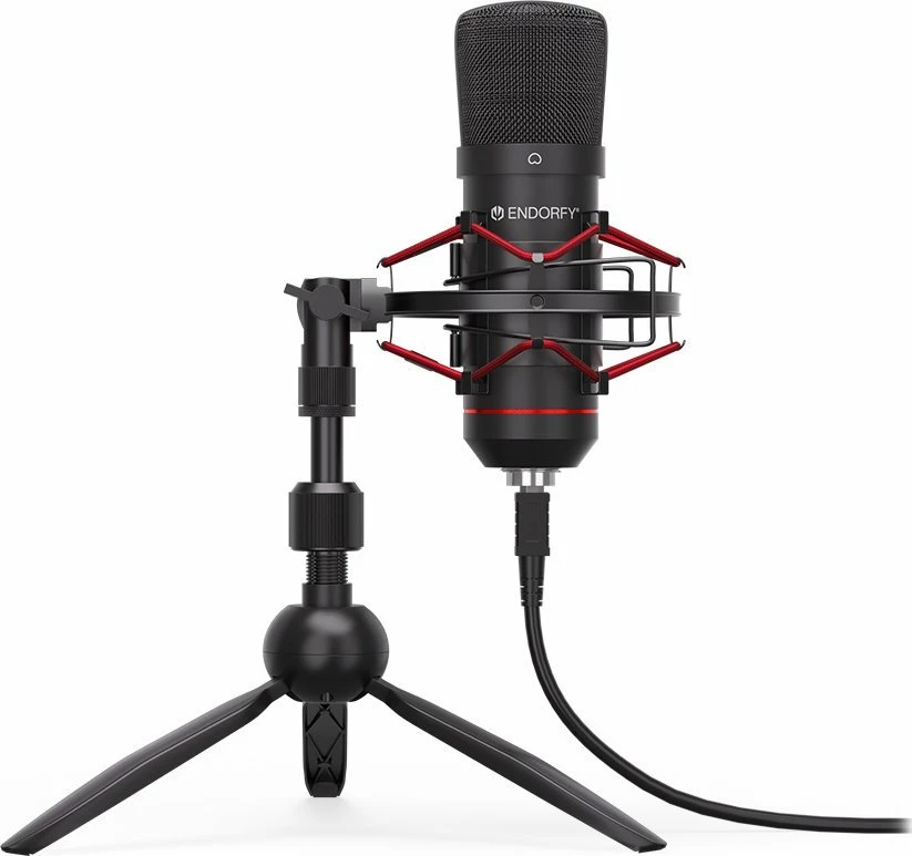 Mikrofon Endorfy Solum T (EY1B002) USB, kardioid, me tripod, i zi