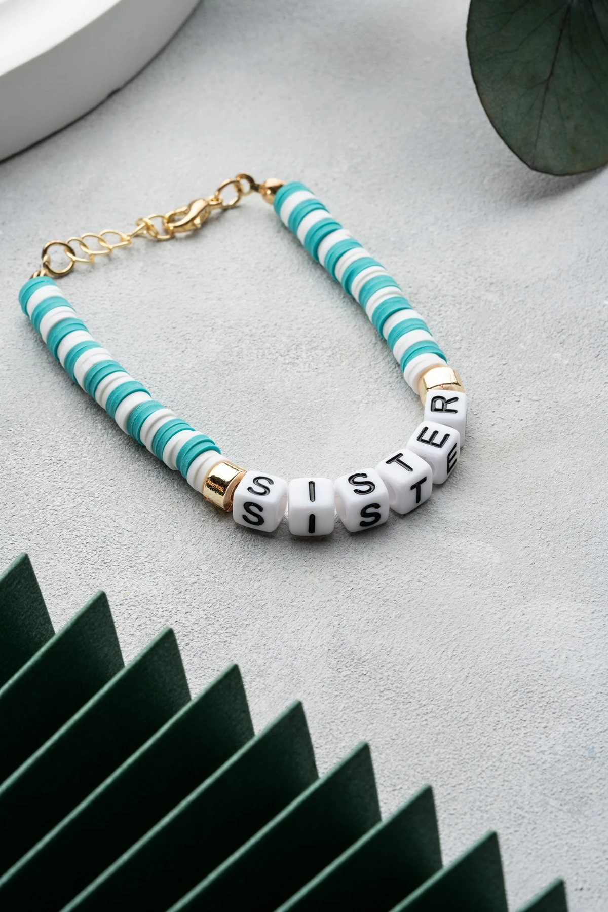 Byzylyk motrash, ngjyrë e gjelbër dhe e bardhë, Jumeon, B236610