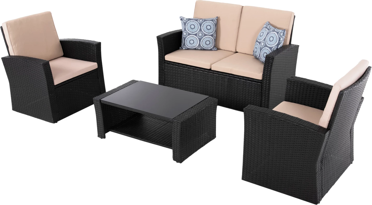 Set ulëse për kopsht THORE FH5978, 4 pjesë, antracit/bezhë