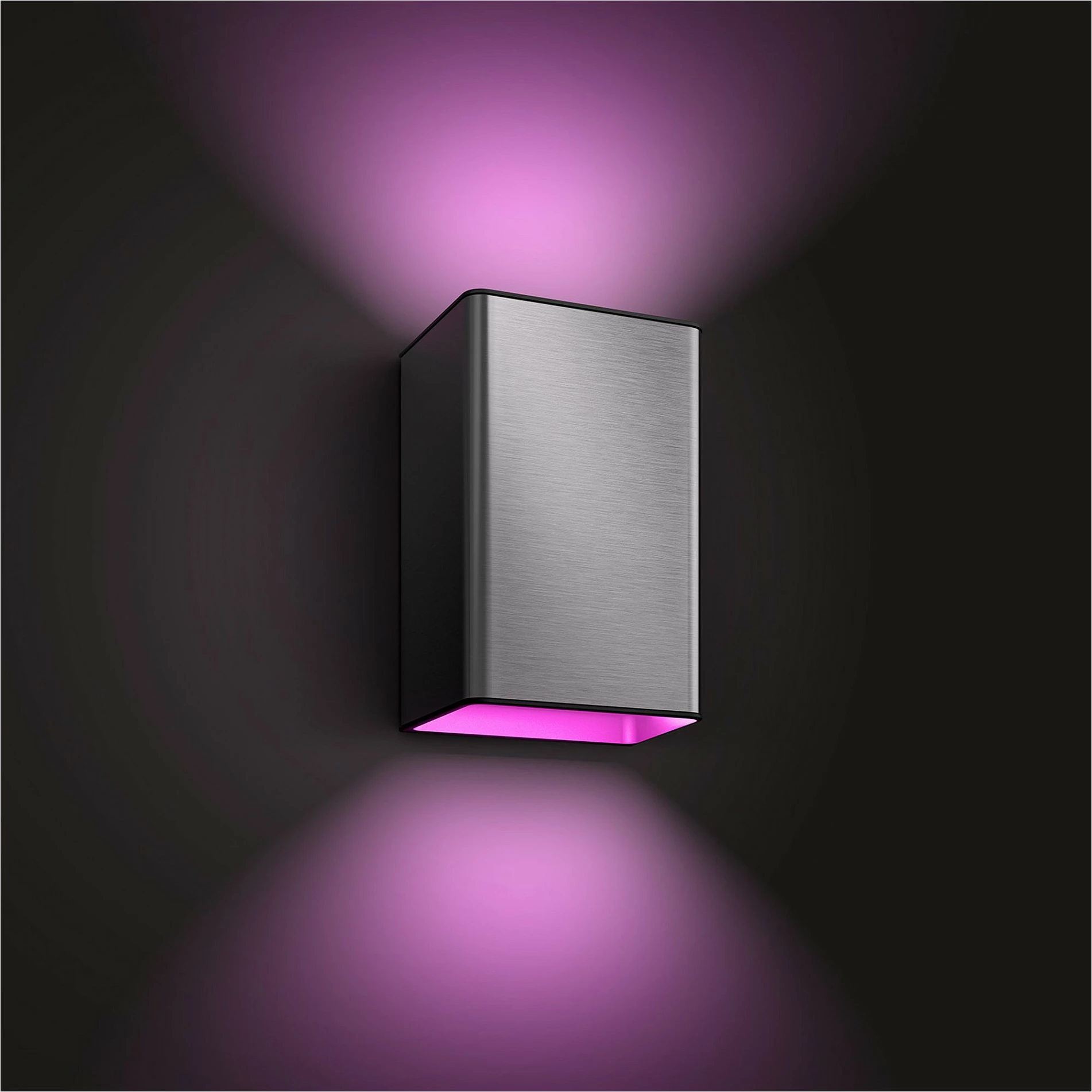 Llambë murale Philips Hue Resonate, LED, smart, çelik inox, dritë me ngjyra