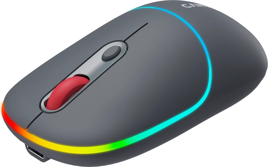 Maus CANYON MW-22 2në1 Bluetooth/2.4GHz, DPI 800-1600, RGB, me rimbushje, gri e errët