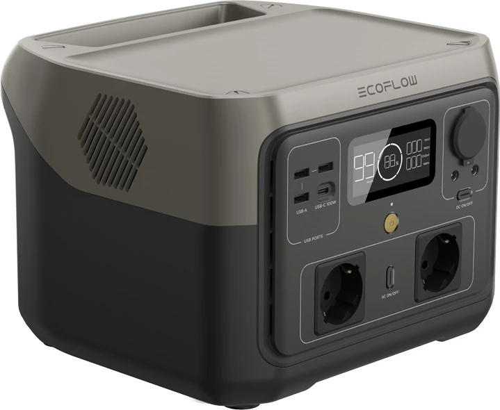 Stacion portativ energjie EcoFlow RIVER 2 Max, 512Wh, 500W, i zi