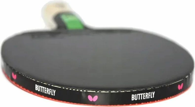 Raketë Butterfly për femra dhe meshkuj, e zezë dhe e kuqe