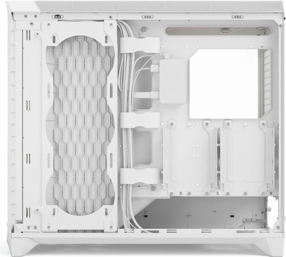 Kasë Fractal Design Meshify 3 XL Ambience Pro RGB, Tower, ATX/E-ATX, xham i temperuar, e bardhë