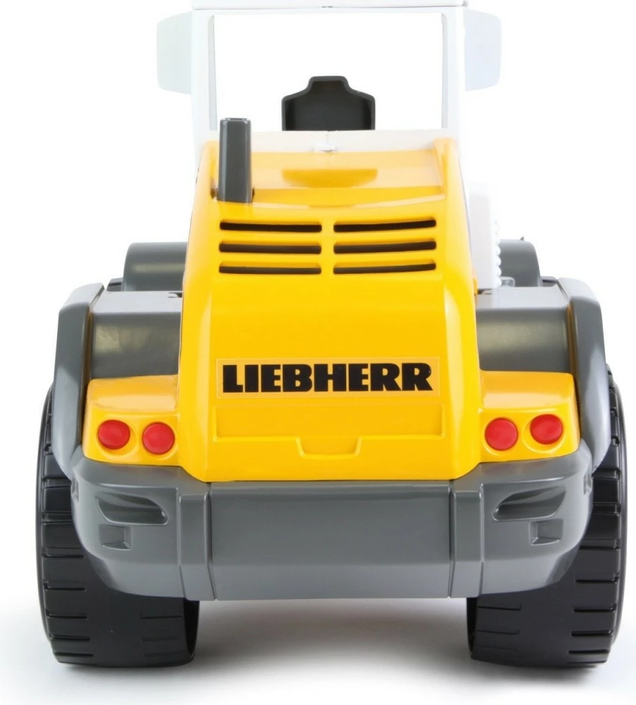 Lodër ekskavator Lena Worxx Liebherr L 538, plastikë, 48 cm, verdhë/gri/bardhë
