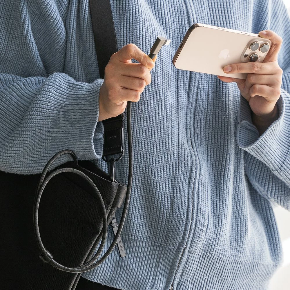 Kabllo USB-C Ringke 3.2 Gen 2x2, 2m, 240W, e zezë