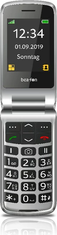 Celular bea-fon SL495 LTE, 16GB, zi-argjendtë