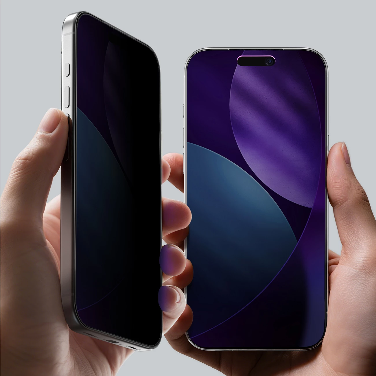 Xham privatësie i temperuar AmazingThing Titan Privacy FusionFilter 7 për iPhone 17 Pro