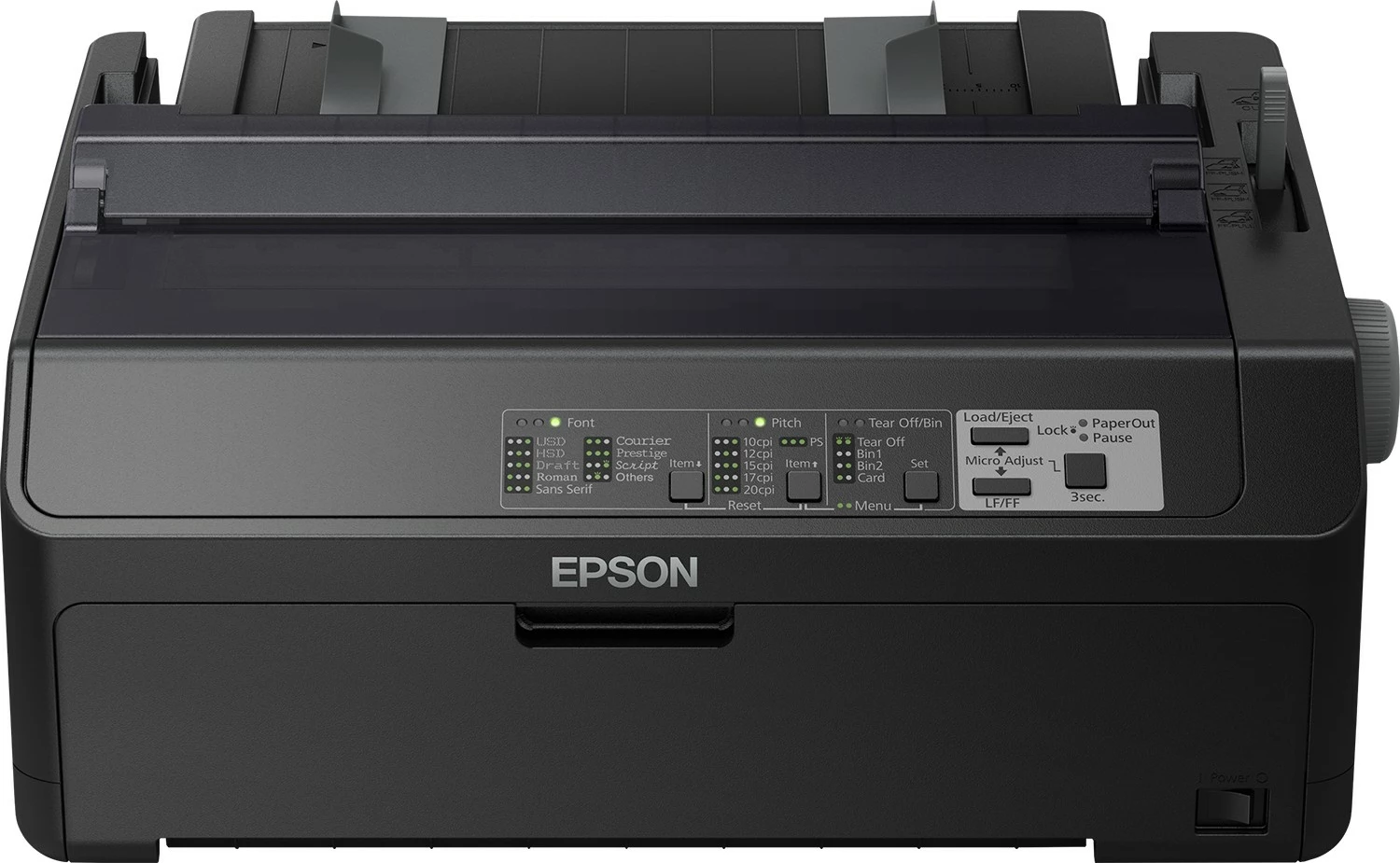 Printer matricor Epson LQ-590IIN, 24 gjilpëra, USB LAN Paralel, i zi