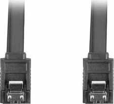 Kabllo SATA Lanberg CA-SASA-14CU-0070-BK SATA III 0.7 m, e zezë