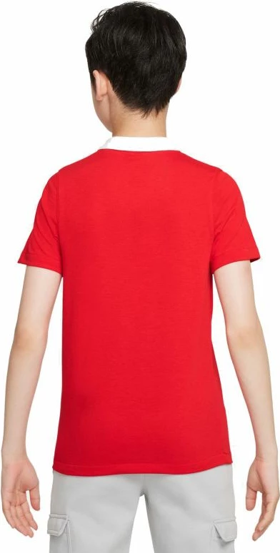 Fanellë polo për fëmijë Nike, e kuqe