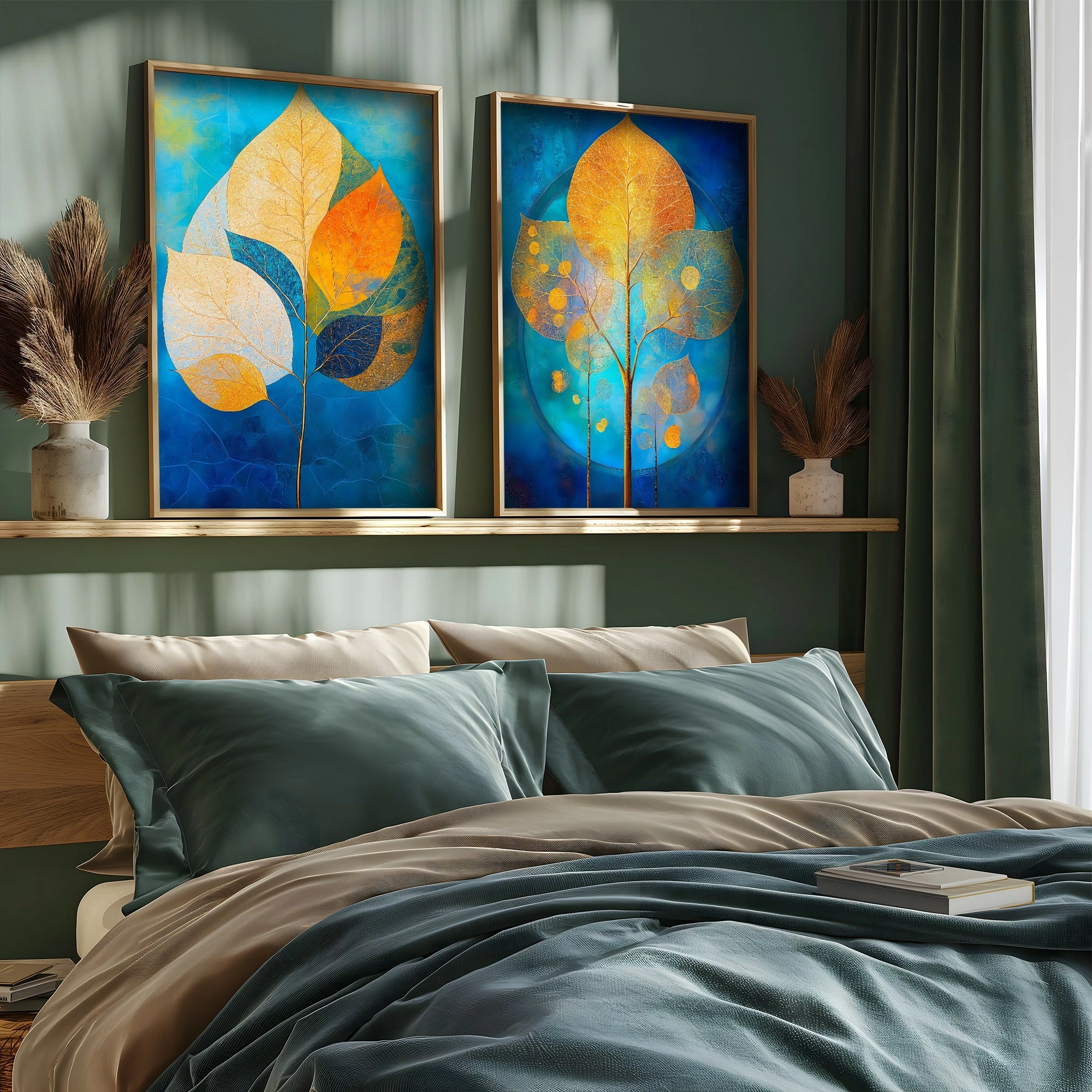 Pikturë dekorative me kornizë MDF (2 copë), Wallity, TUN137