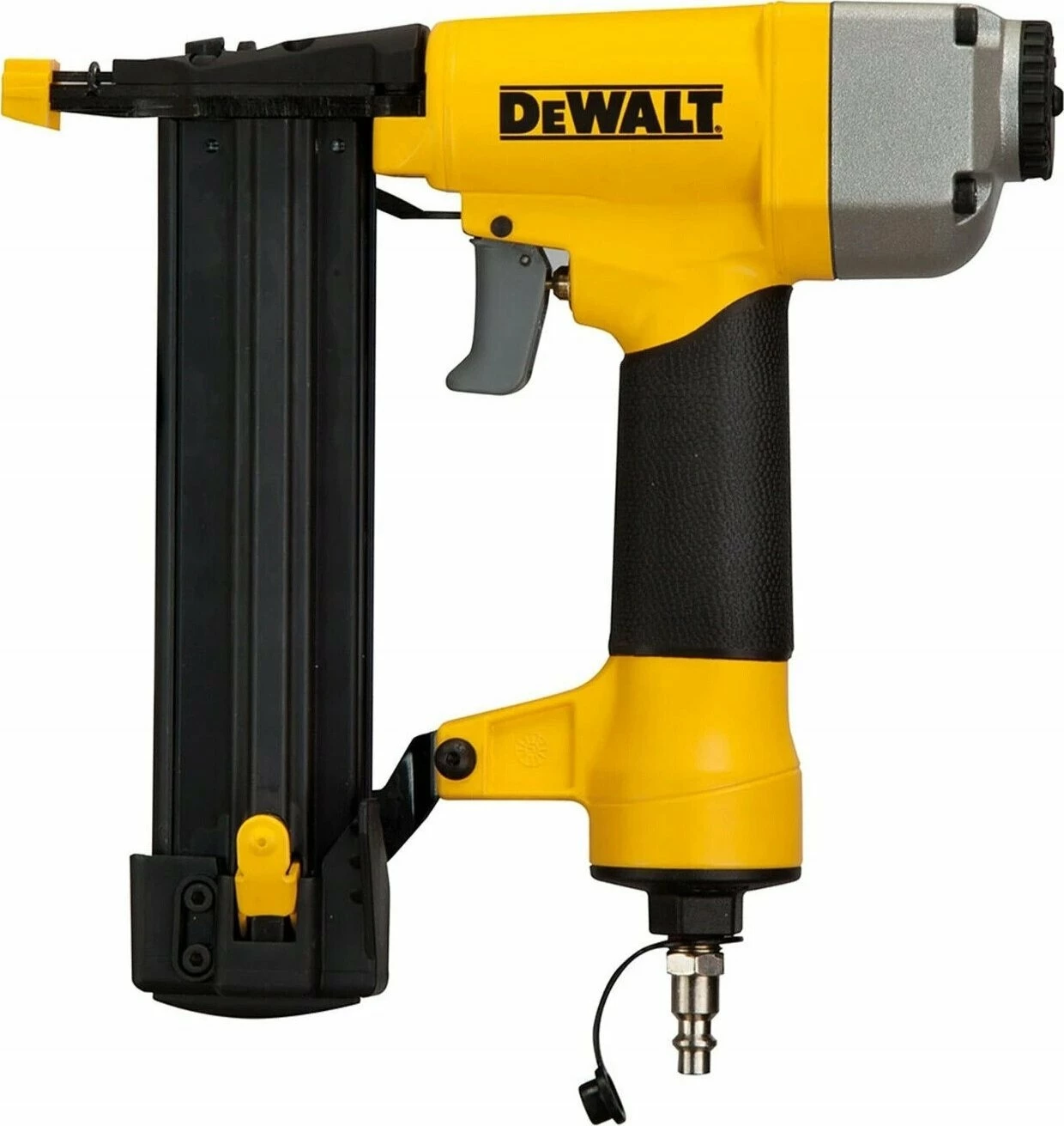 Pistoletë pneumatike kapëse/gozhduese DeWalt DPSB2IN1-XJ, 2-në-1, 15-45 mm, e verdhë/zezë