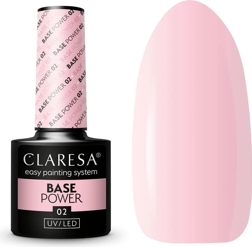 Bazë hibride për thonj Claresa Base Power Hybrid Base 02 për femra, 5g