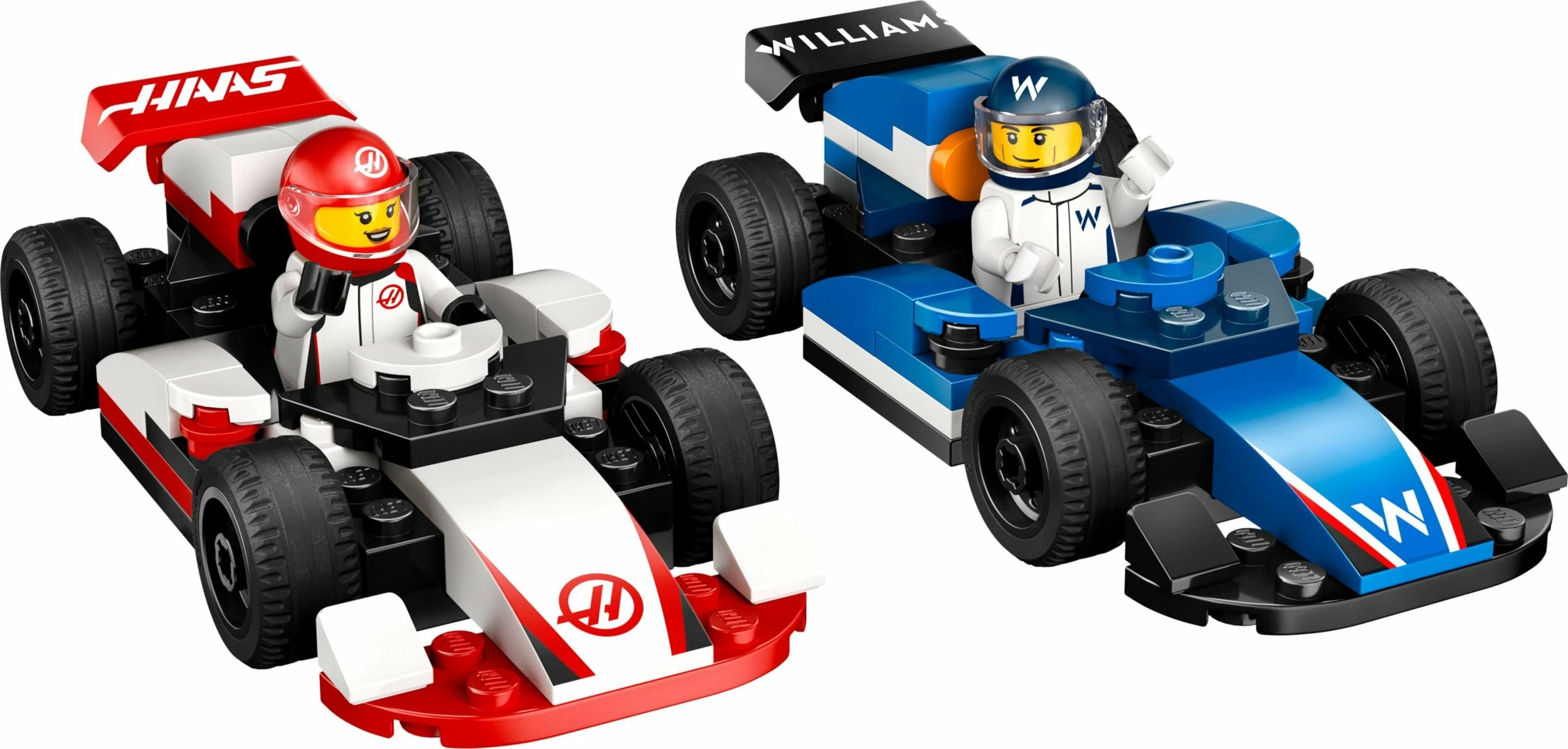 Set LEGO City F1 Car Williams Racing dhe Haas F1 60464, 92 copë, 4+, 2 makina + 2 minifigura