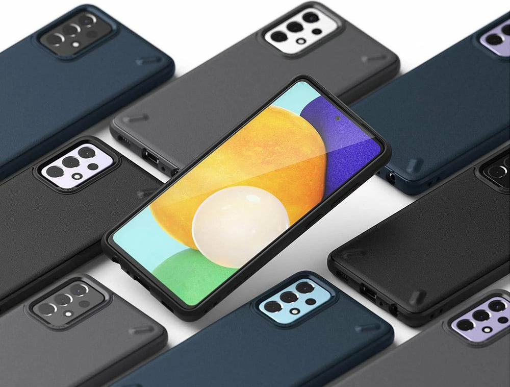 Mbështjellës Ringke Onyx për Samsung Galaxy A72, TPU, Gri